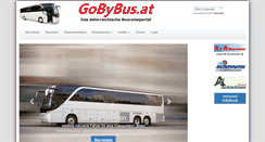 Desktop Screenshot of gobybus.at